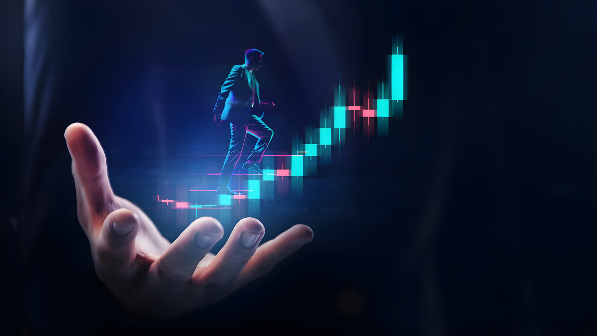 Trading growth concept